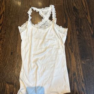 White Abercrombie and fitch tank top